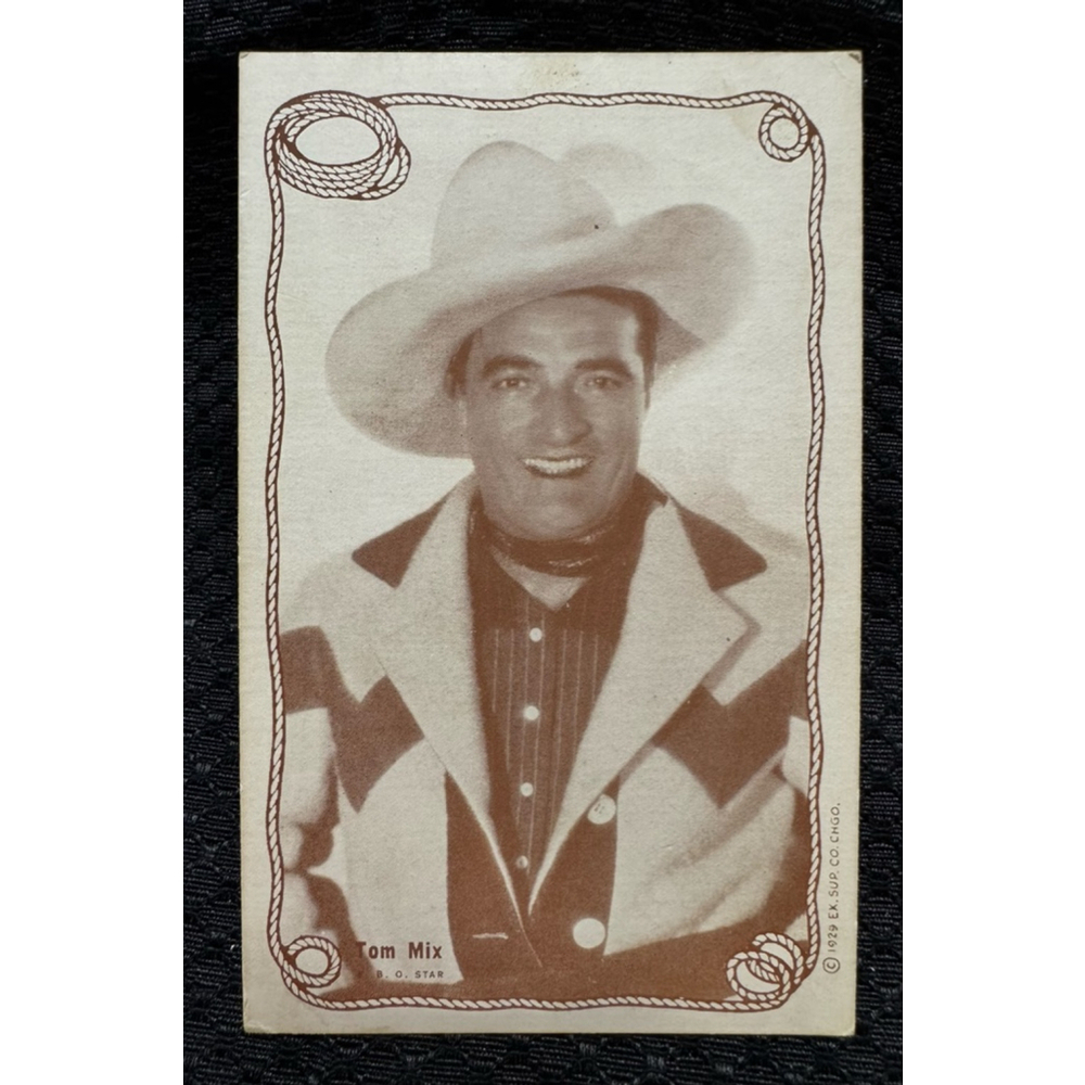 Tom Mix Photography exhibit /Arcade Card 1929